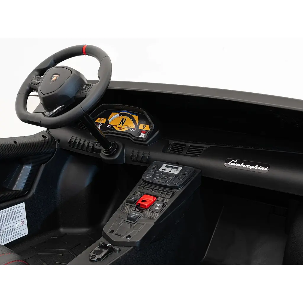 Електромобіль Ramiz Lamborghini Aventador SV 24 В, чорний (PA.A8803.STRONG.SZA) - фото 19