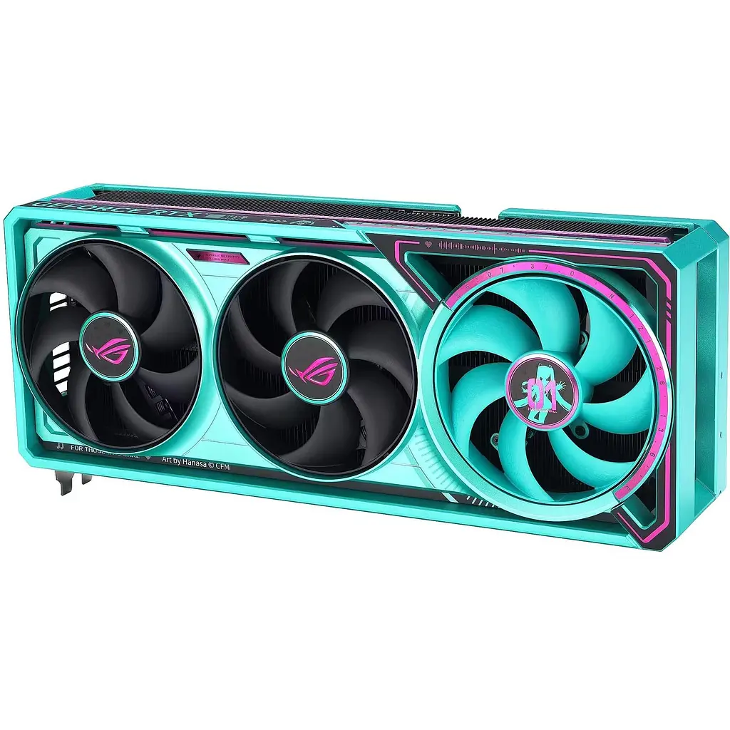 Відеокарта ASUS RTX 5080 16GB ROG Astral OС HATSUNE MIKU EDITION (ROG-ASTRAL-RTX5080-O16G-HATSUNE-MIKU-EDITION) (GDDR7, 256 bit, PCI-E v5.0 x16) - фото 7
