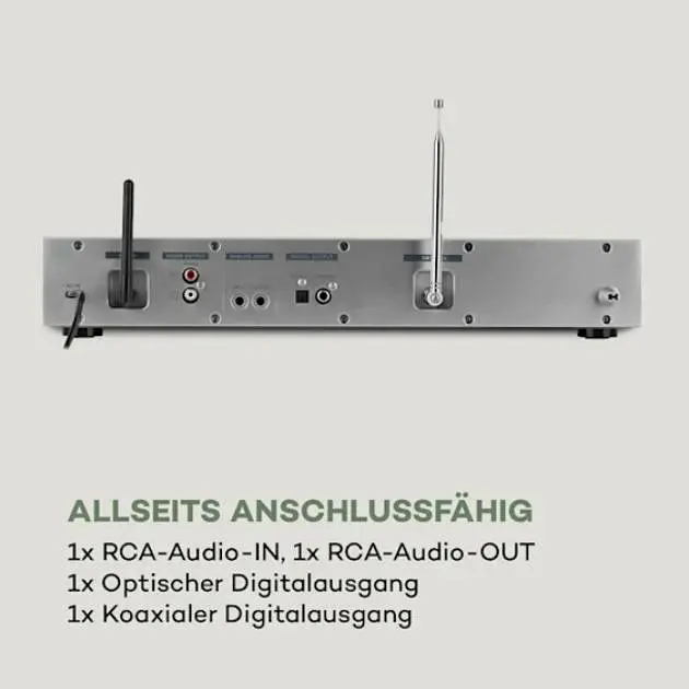 HiFi тюнер Аuna iTuner 320 BT Spotify Connect (10034064) - фото 2