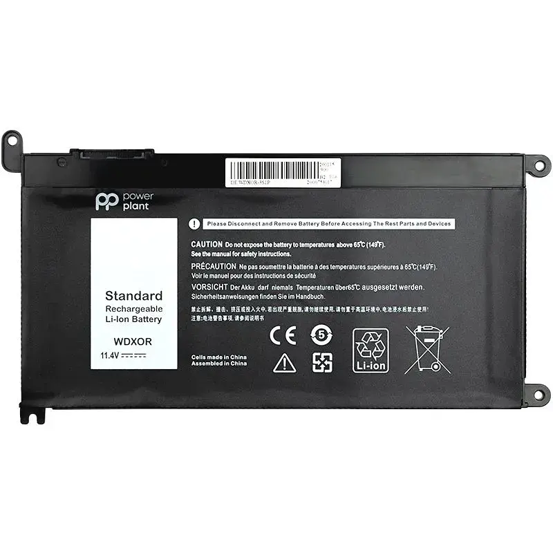 Аккумулятор PowerPlant для ноутбуков DELL Inspiron 17-5770 (T2JX4) 11.4V 3400mAh - фото 2