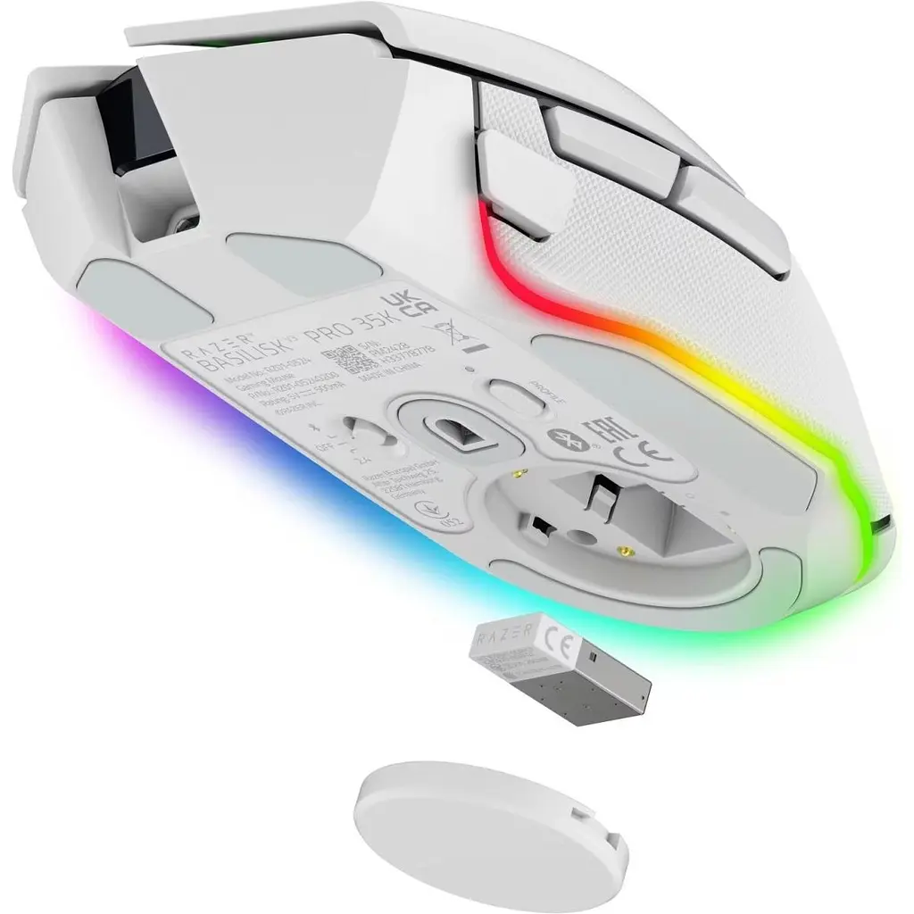 Миша Razer Basilisk V3 Pro 35K White (RZ01-05240200-R3G1) [123208] - фото 5