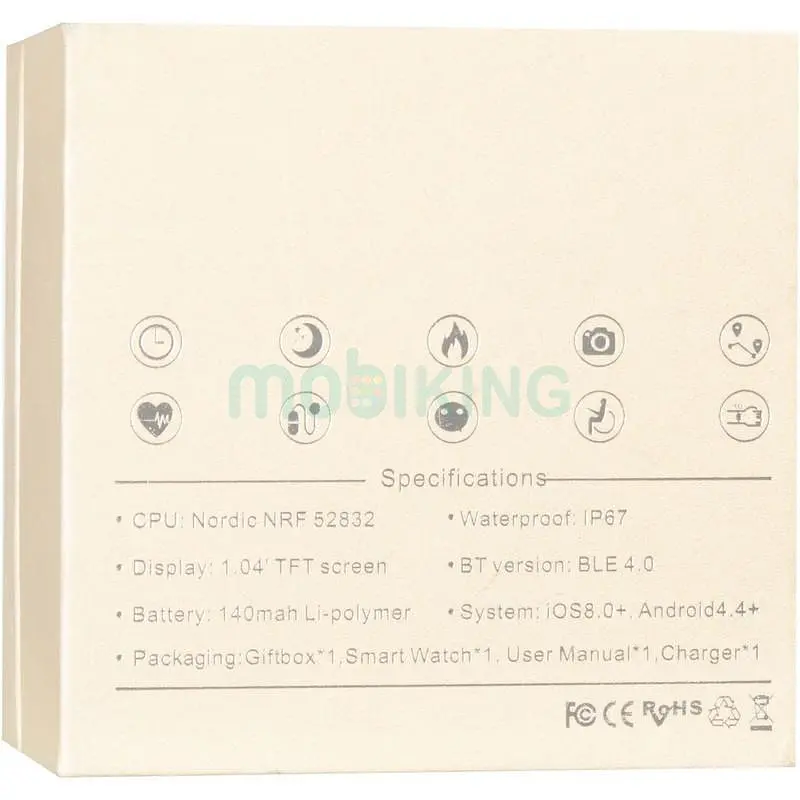 Фитнес-браслет Swarovski L12 умные часы золотистые - фото 5