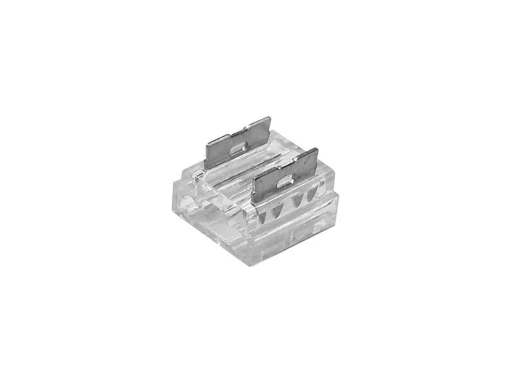 Конектор прямий для LED стрічки EUROLAMP COB 8мм IP20, 0-36V, 5A набір 5шт - фото 2