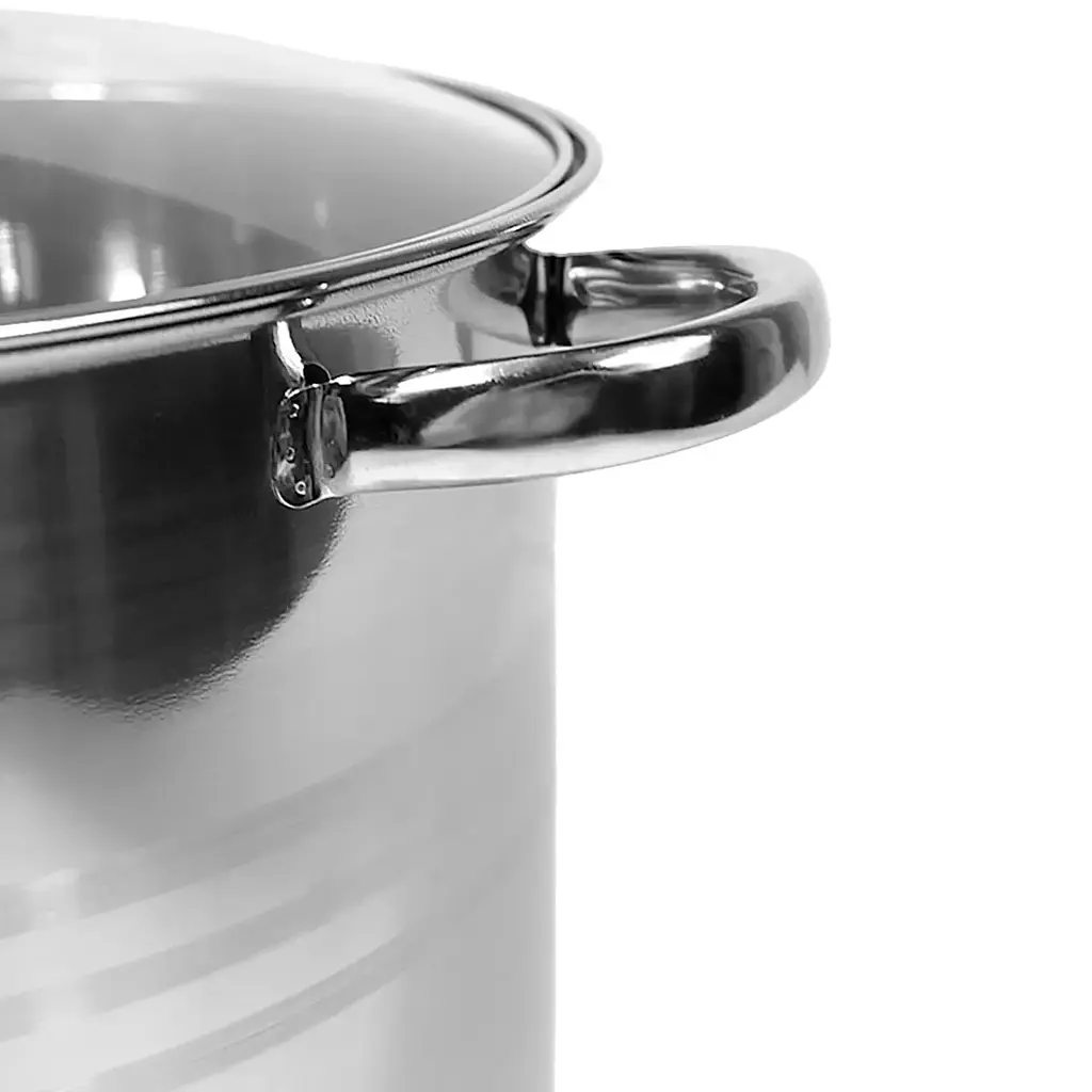 Каструля з кришкою Kamille KM-5405 13 л 28 см срібляста - фото 2
