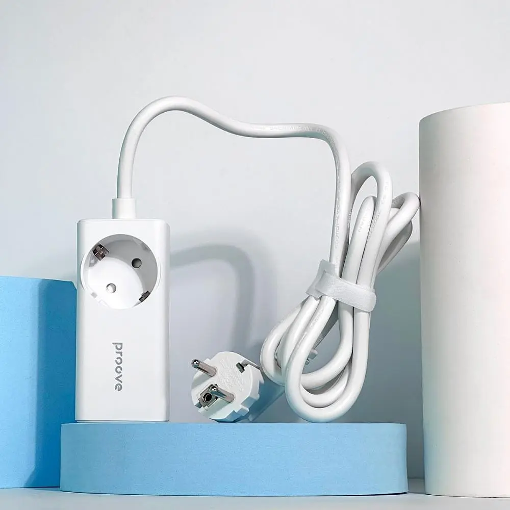 Мережевий фільтр Proove Power Strip PD-02 65W (2 Type-C + 1USB) white (PSP165210001) - фото 8