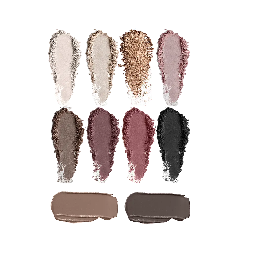 Палетка для макіяжу очей LN Professional Eyeshadows&Brows Pro Palette Kit, відтінок 01, 12 г - фото 2