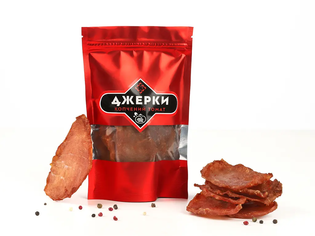 Джерки зі свинини "Копчений томат", 100 г