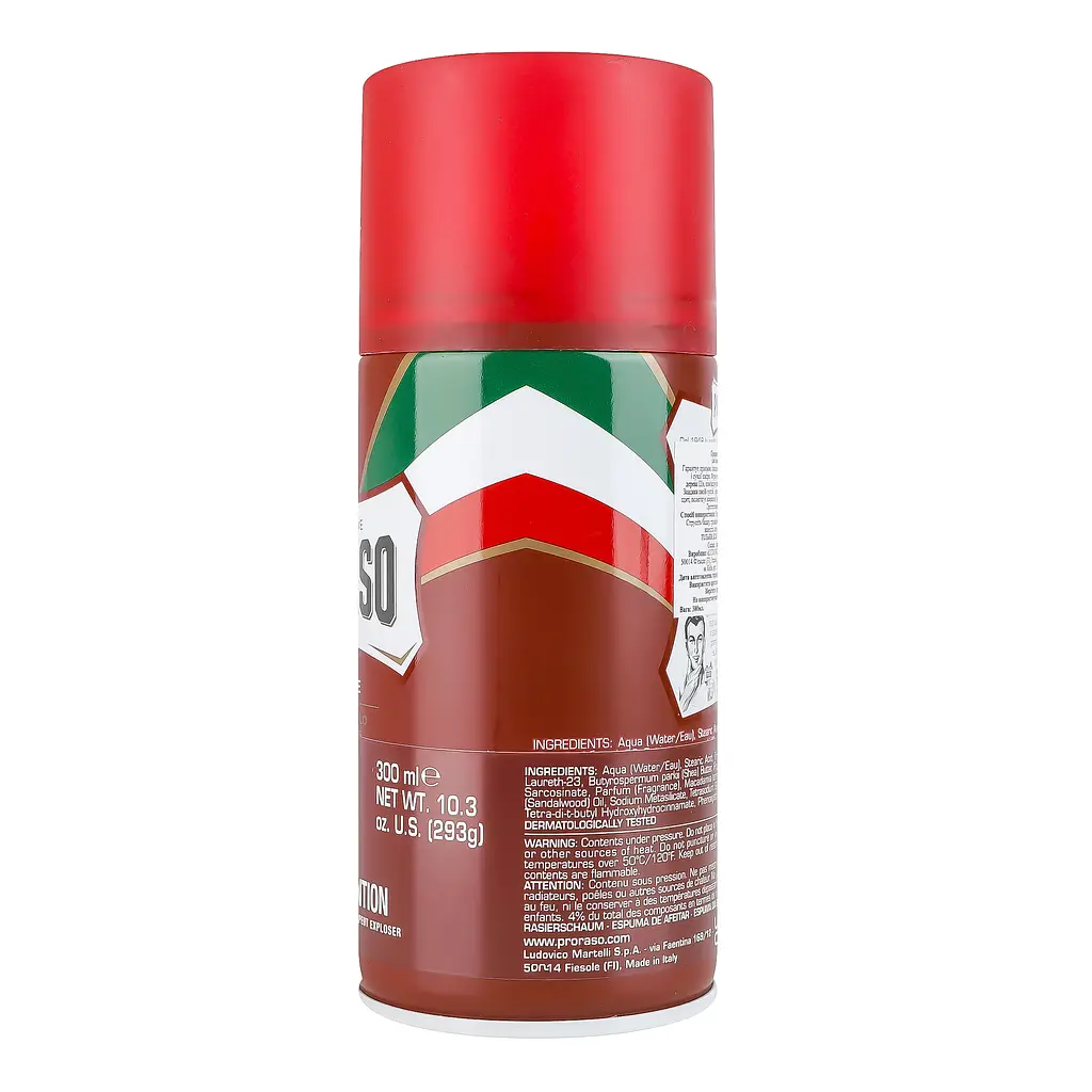 Піна для гоління Proraso, для твердої щетини, 300 мл - фото 2