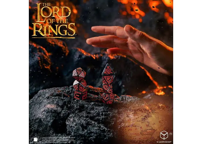 Набір кубиків The Lord of the Rings: Mordor Dice Set (7 шт.) (LOTR/190166/MOR/A) - фото 7
