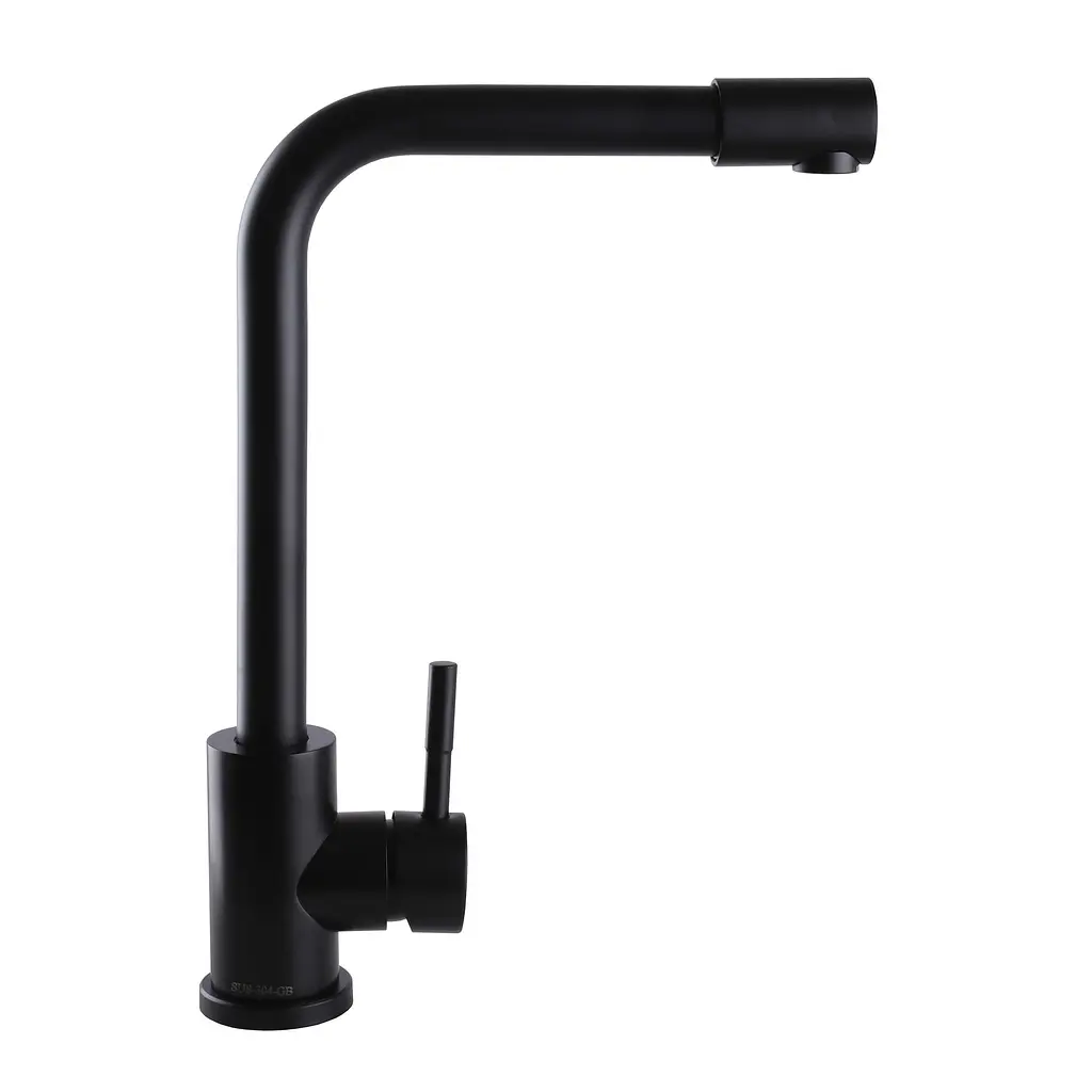 Змішувач для кухні Globus Lux Alpen SUS-403-BB Чорний матовий - фото 5
