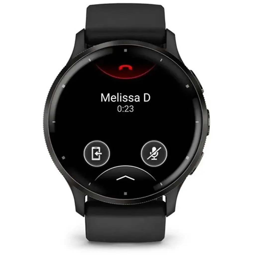 Смарт-годинник Garmin Venu 3 Slate Stainless Steel Bezel with Black Case and Silicone Band (010-02784-51) - фото 2