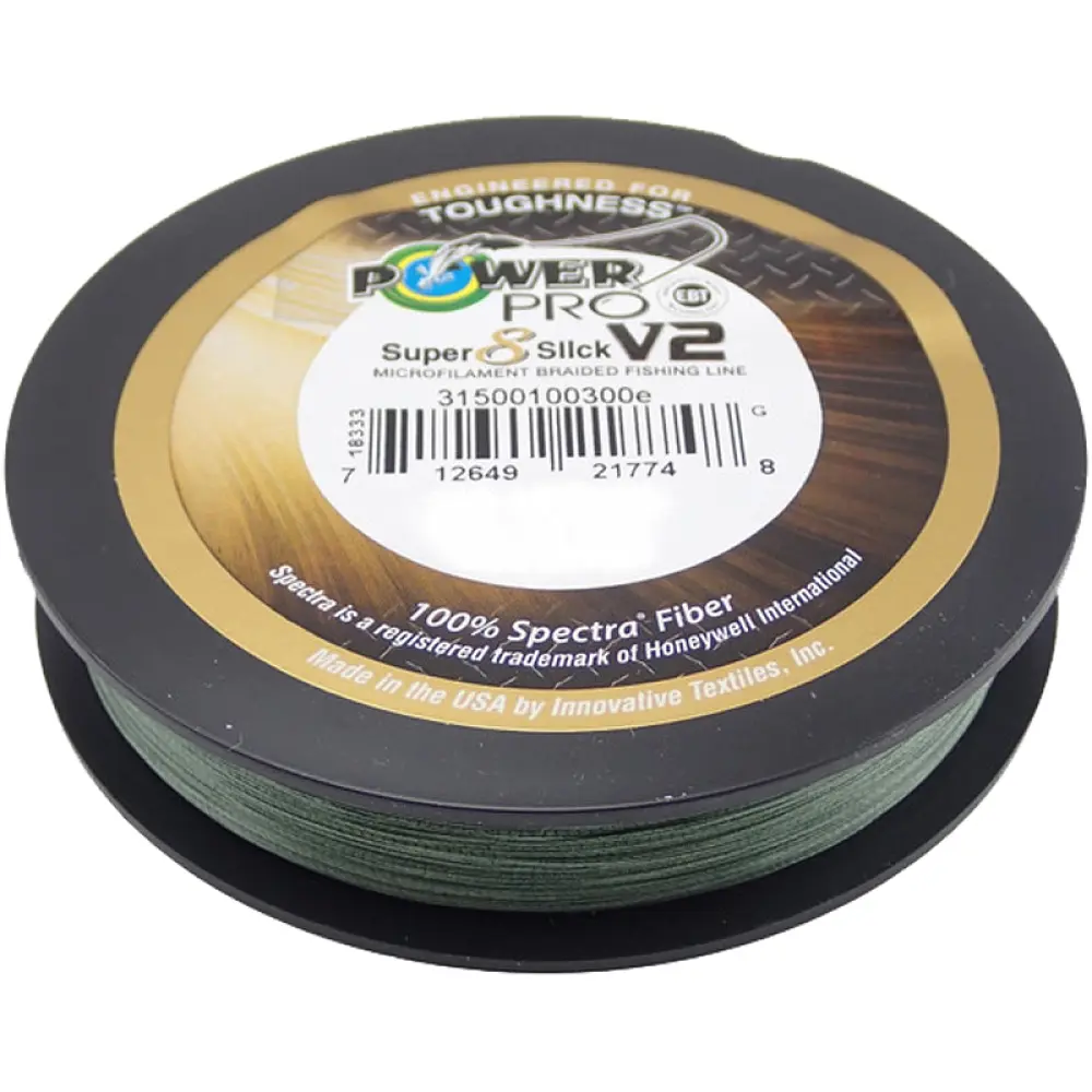 Шнур Power Pro Super 8 Slick V2 (Moss Green) 2740 м 0.43 мм 50.0 кг - фото 2