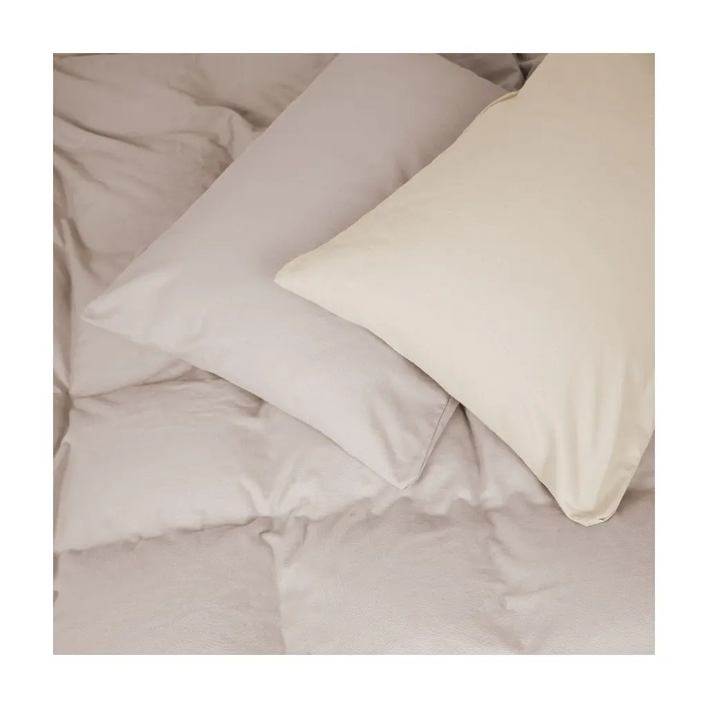 Постільна білизна MirSon 007-004 Milk/Cappuchino Фланель 2 x 160 x 220 Сімейний Євро (2200009659461)