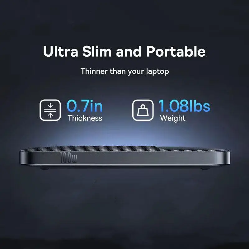 Baseus Blade 20000 mAh 100W Black павербанк для ноутбука, телефона, планшета - фото 6