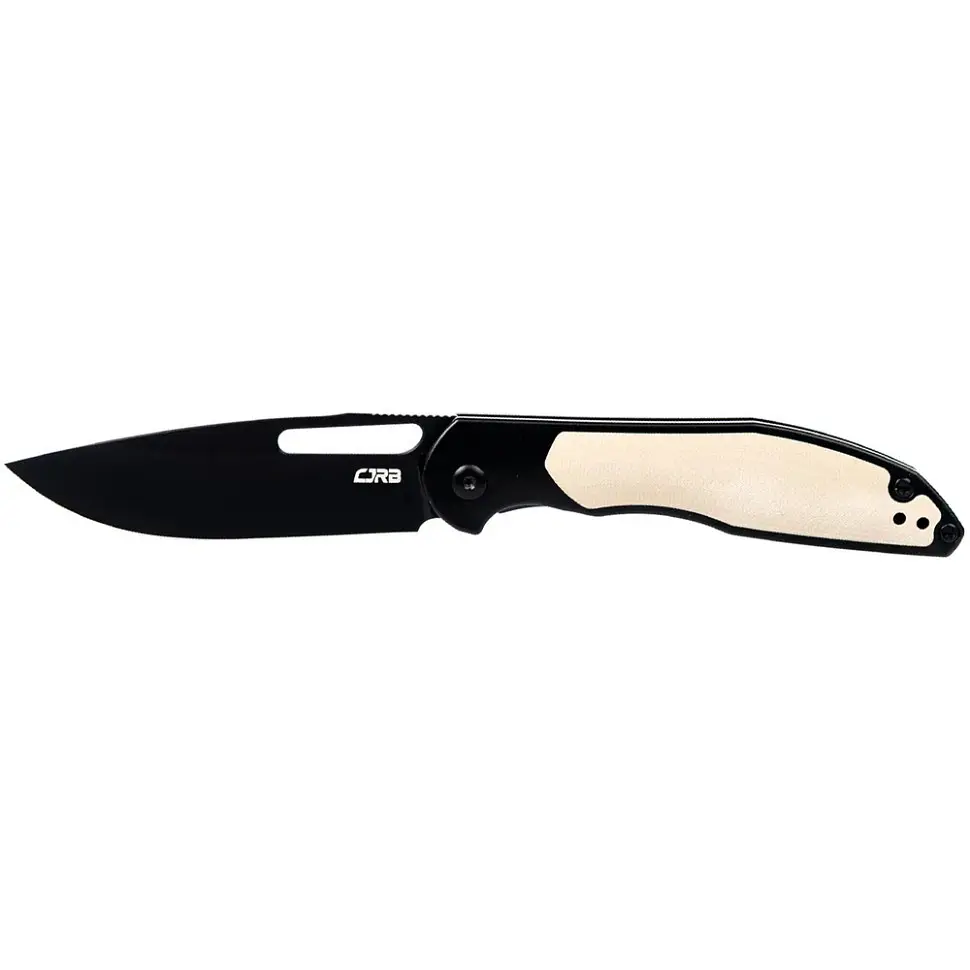 Ніж CJRB Droma Чорний Blade AR-RPM9, Auminum+G10 чорний
