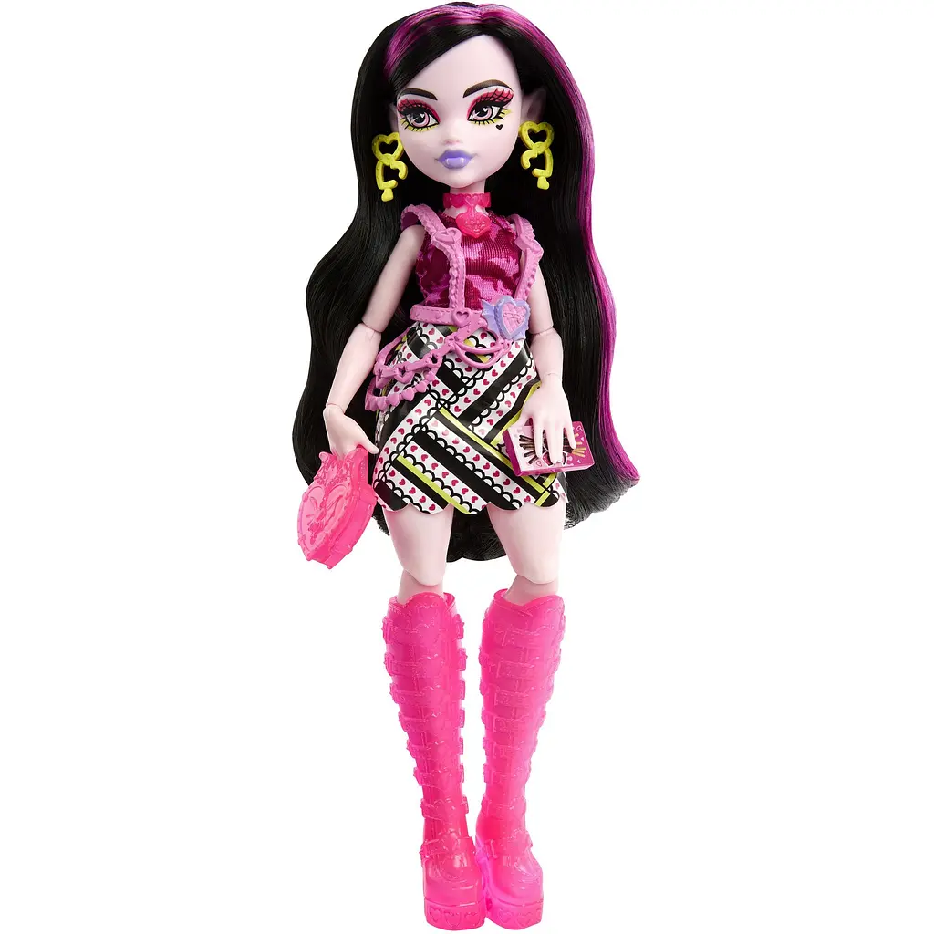 Набір-сюрприз Monster High Skulltimate Secrets Неонові та бомбезні Жахо-секрети Дракулори (HNF78) - фото 3