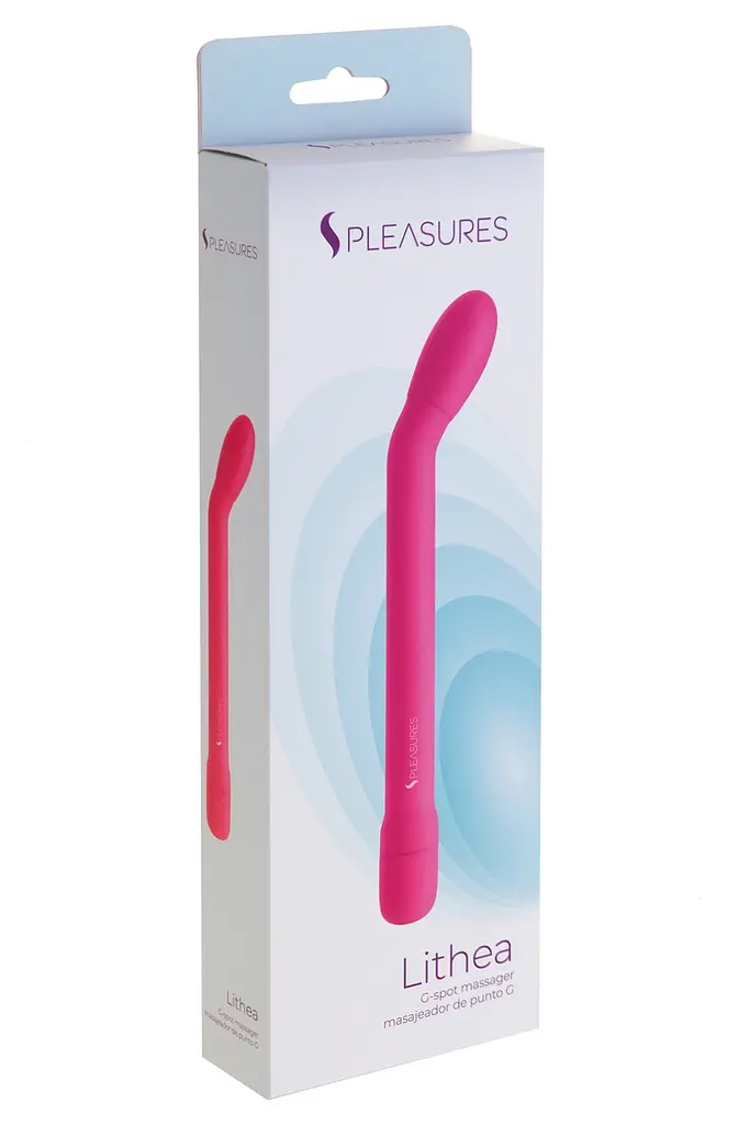 Вібратор Pleasures Lithea 18 см рожевий - фото 4