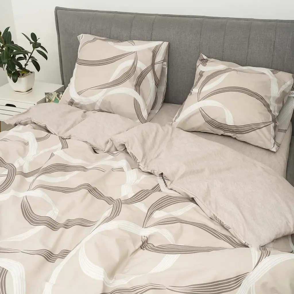 Комплект постільної білизни Isleep півтораспальний ранфорс 24327_pl_isleep - фото 3