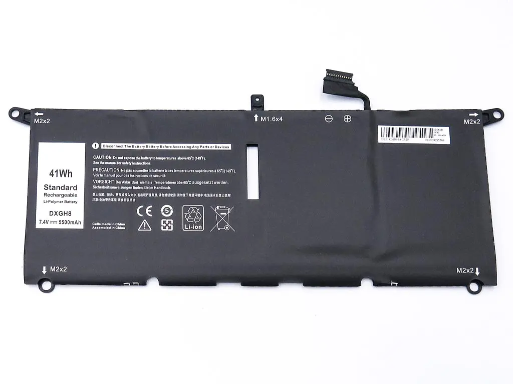 Акумулятор DXGH8 для Dell XPS 13 9380, 9370, 7390 (7.4V 5500 mAh) - фото 2