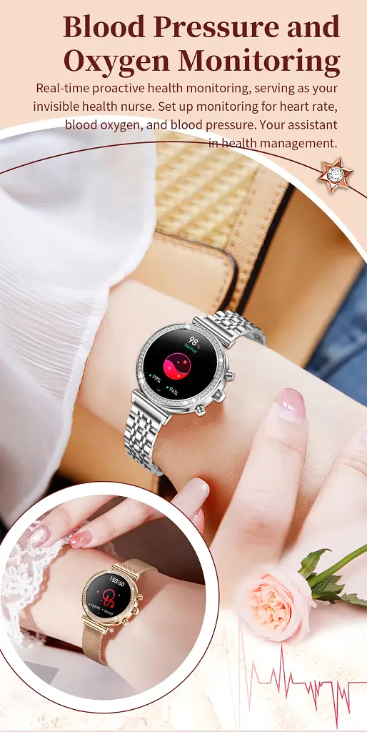 Смарт-часы Lemfo I110 стальной ремешок silver (16733) - фото 2