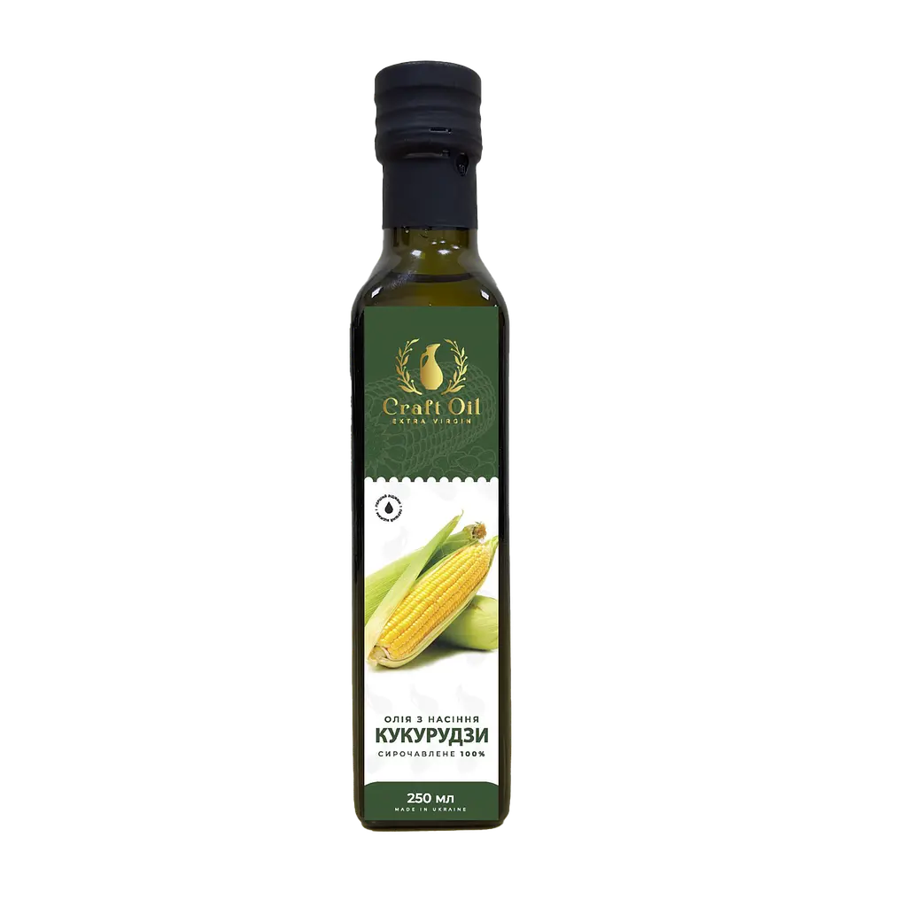 Олія кукурудзяна холодного віджиму Craft Oil 100 мл (2445268690) - фото 2