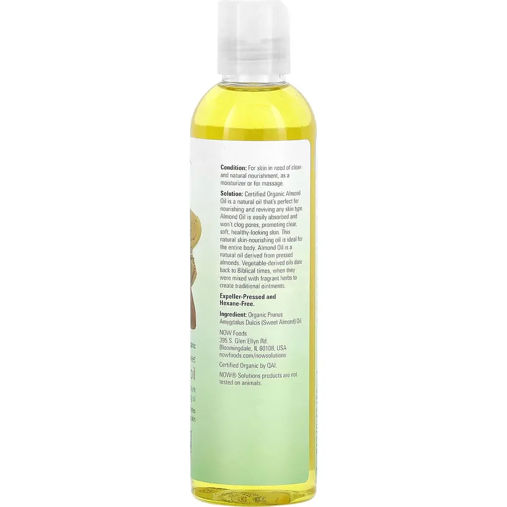 Олія для тіла Now Solutions Almond Oil 237 мл - фото 2