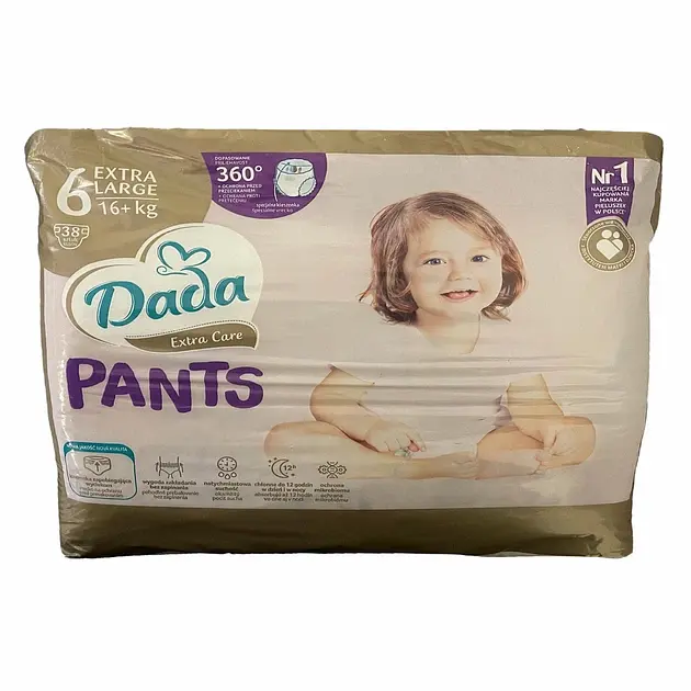 Підгузки-трусики Dada Extra Care 6 Extra Large (16+ кг), 38 шт