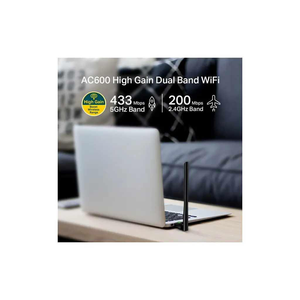 Мережева карта Wi-Fi TP-Link ARCHER-T2U-PLUS - фото 4