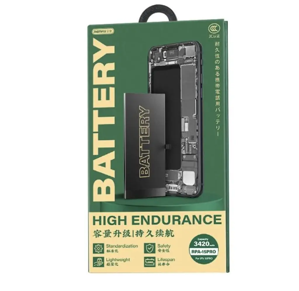 Акумулятор для Iphone 15 Pro Remax 3420 mAh (RPA-15)