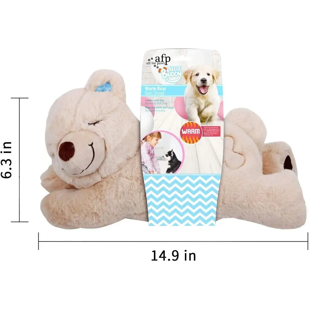 М'яка іграшка-кролик PetPrime Puppy із теплою сумкою для зняття занепокоєння - фото 2