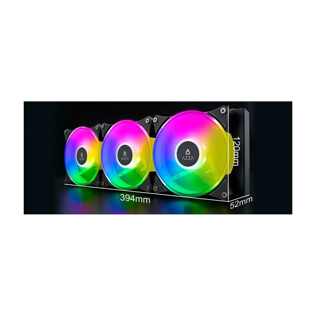 Система рідинного охолодження Azza Blizzard SP 360 (LCAZ-360R-ARGB SP) - фото 3