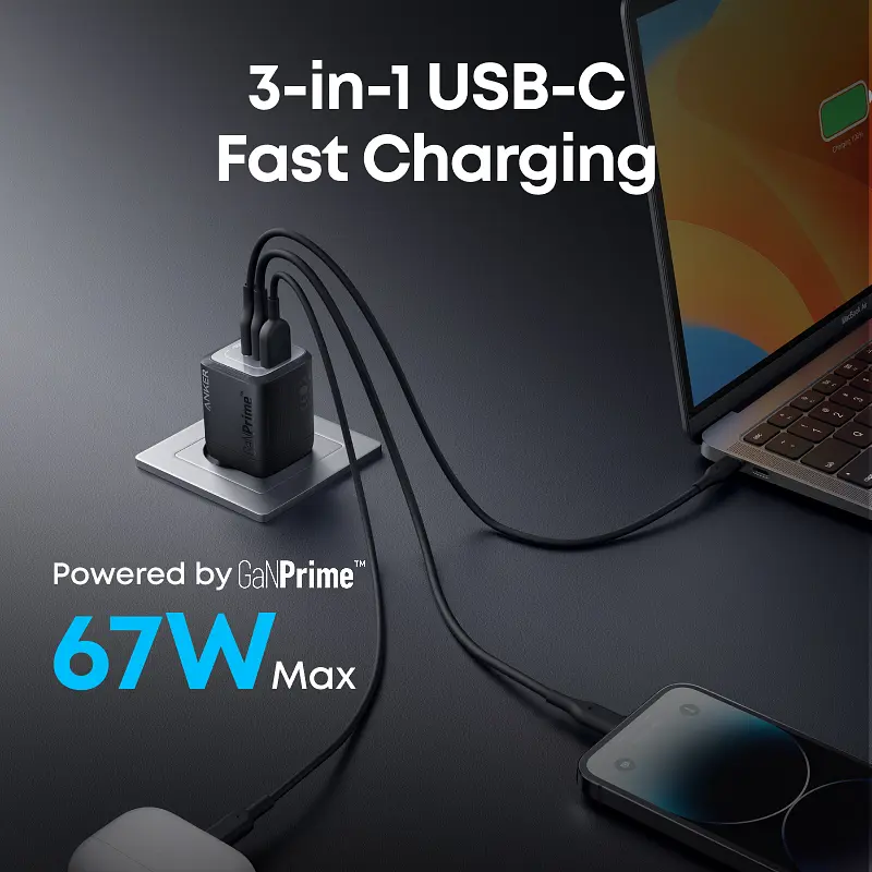 Сетевое зарядное устройство для GaNPrime Charger - 67W Anker teh0026811 - фото 4