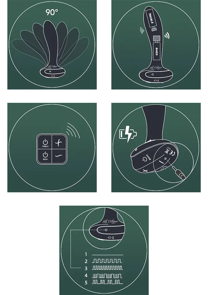 Анальна пробка Hot Octopuss Plex 14 см (чорний) - фото 3