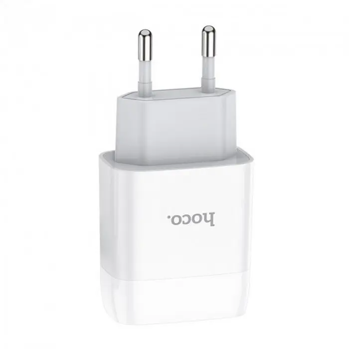 Зарядное сетевое Hoco C73A Glorious 2USB 2.4A MicroUSB Белый - фото 4