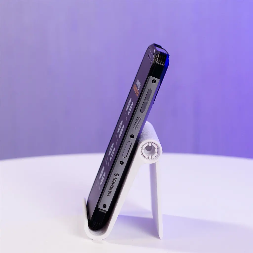 Смартфон myPhone Hammer Construction 6/128GB Silver (5902983620365) - фото 5