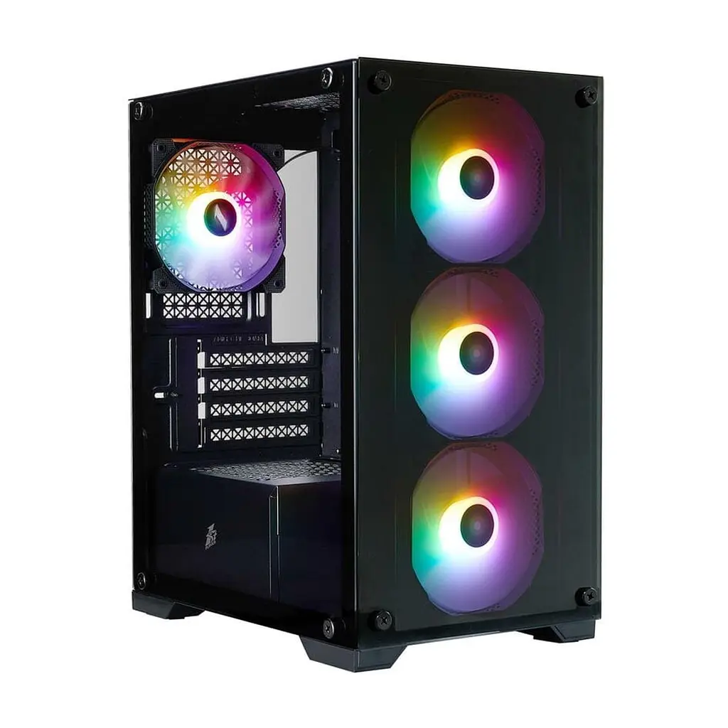 Корпус для ПК 1stPlayer X2-M-BK-4F7