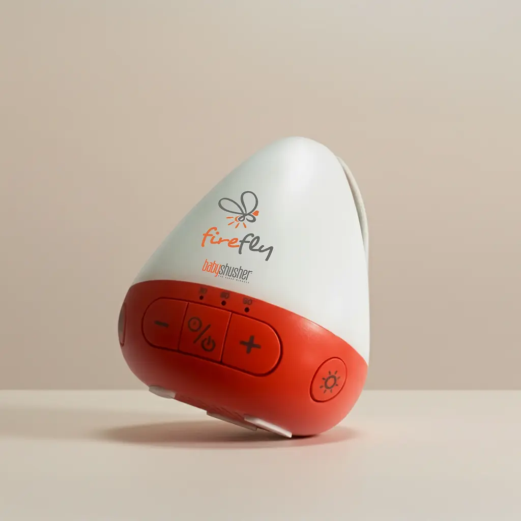 Генератор білого шуму для заспокоювання дітей та новонароджених Baby Shusher Firefly з нічником і вбудованою батареєю (1238-02) - фото 3