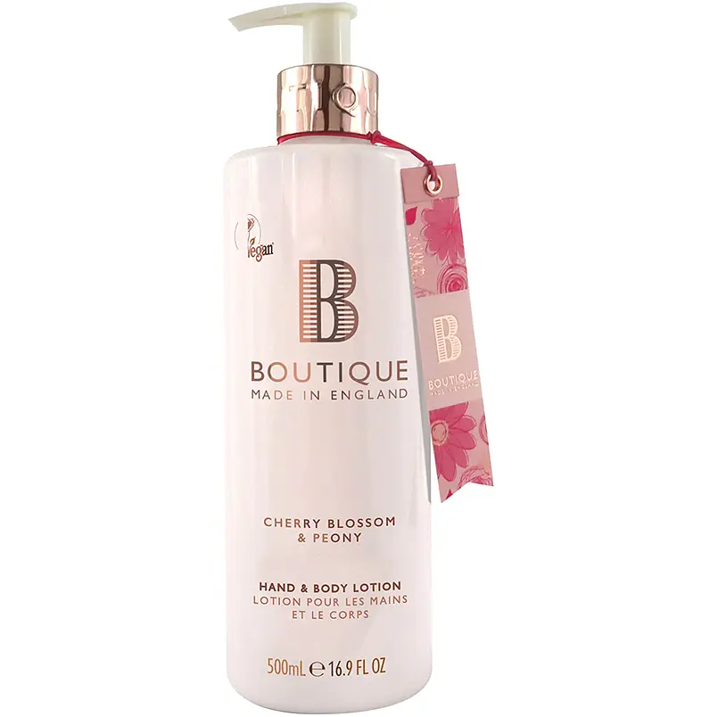Лосьйон для рук і тіла Cherry Blossom & Peony Boutique, 500 мл