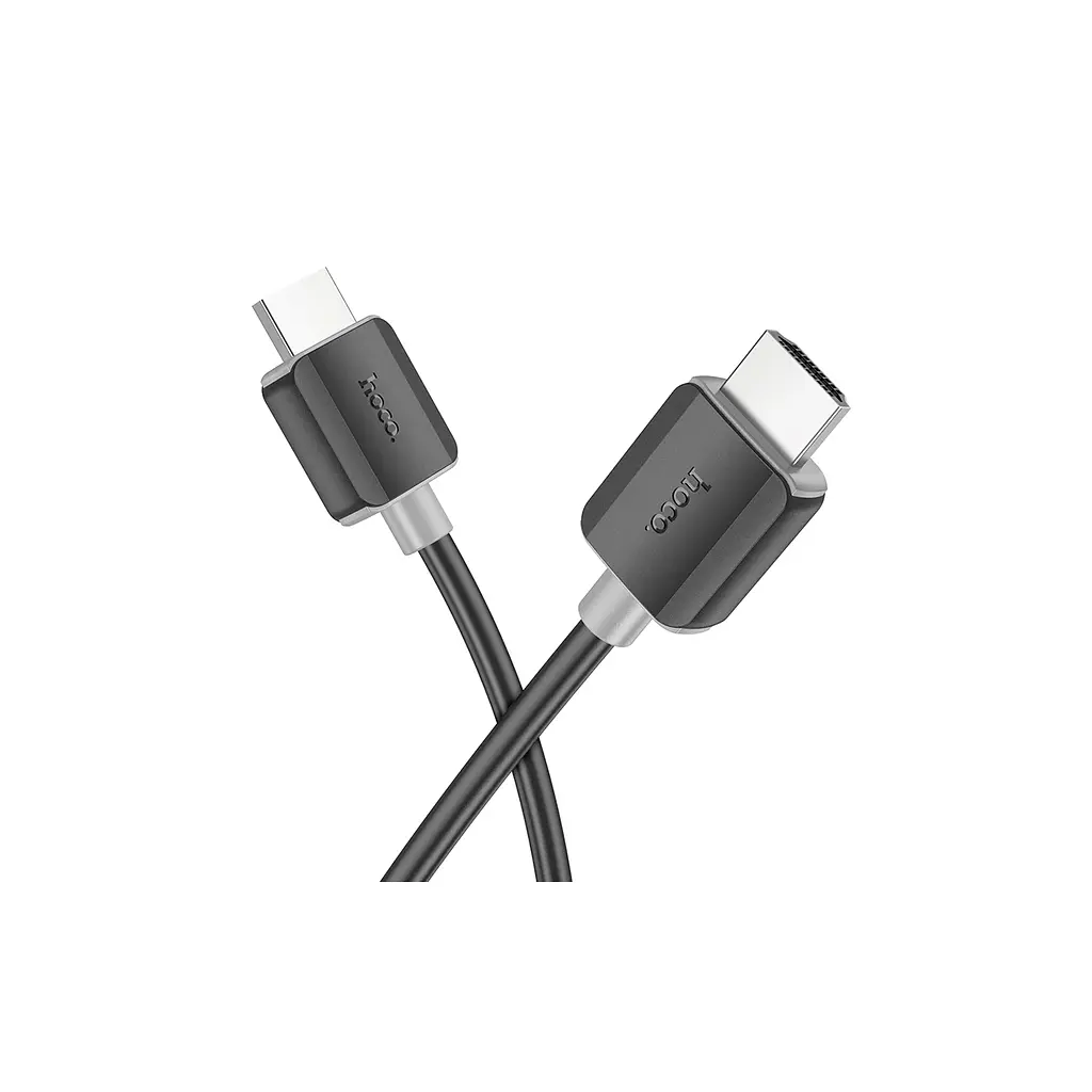 Кабель мультимедійний HDMI M to HDMI M 2.0m V2.0 4K black HOCO (6931474799395) - фото 2