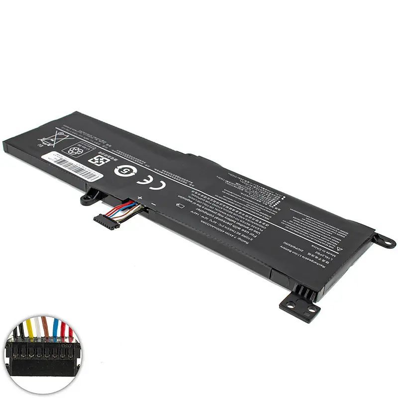 Акумулятор Lenovo L16L2PB2 (IdeaPad 320-15IAP, 320-15ISK, 320-15IKB) 7.5V 4500 mAh 33Wh Black - фото 2