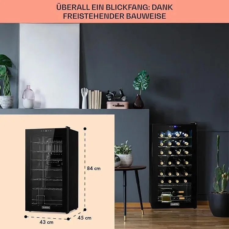 Винный холодильник Klarstein Shiraz 28 Uno (10045882) - фото 5