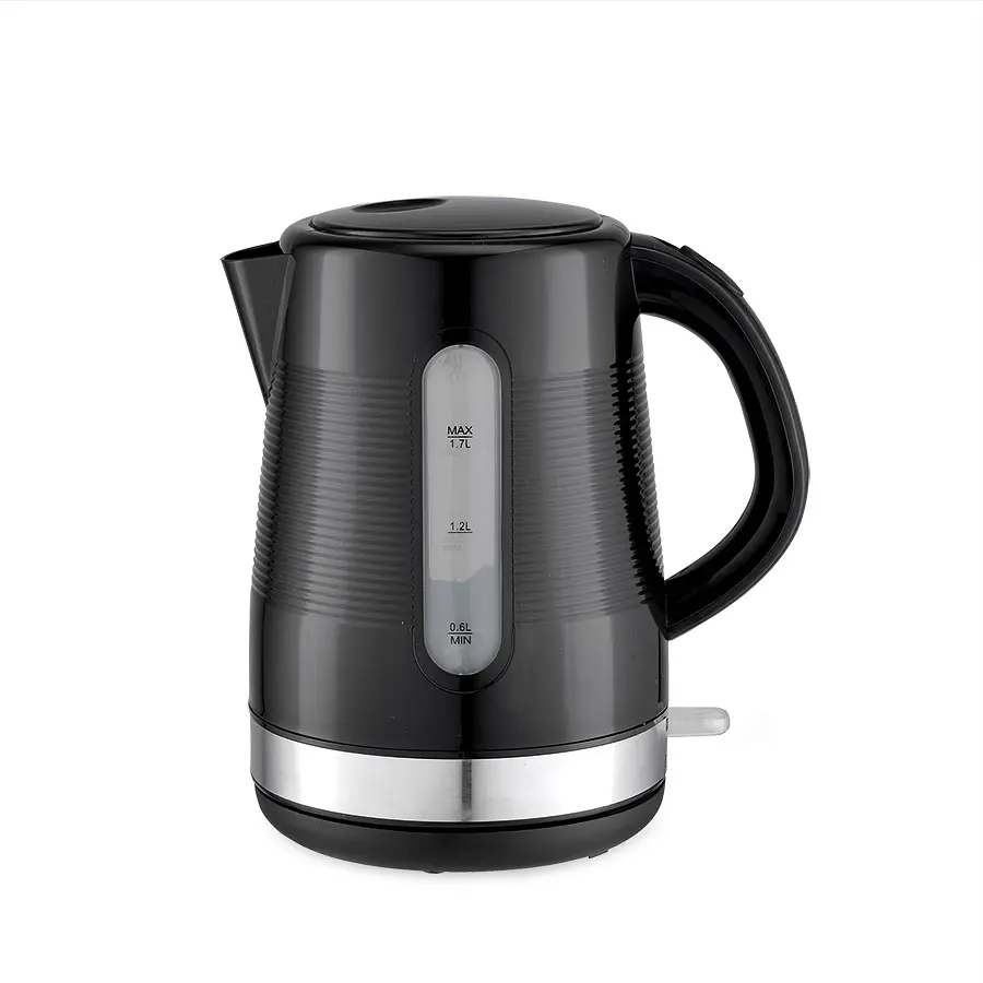 Електрочайник дисковий з індикатором рівня води об'єм 1.7 л Maestro MR-035-BLACK 1850-2200 Вт Чорний