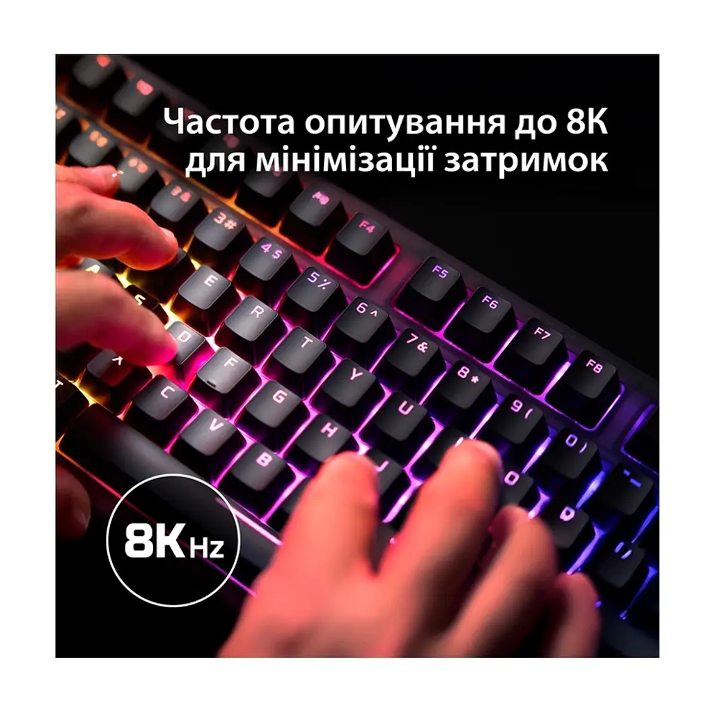 Клавіатура HyperX Origins 2 1800 HX Red USB UA Black (B4QS4AA) - фото 7