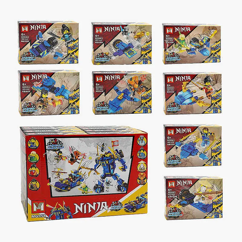 Конструктор Ninjago фигурка героя микс MG958 - фото 10