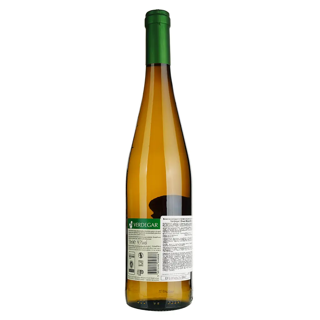Вино Verdegar Vinho Verde Branco DO, біле, напівсухе, 9,5%, 0,75 л (32393) - фото 4