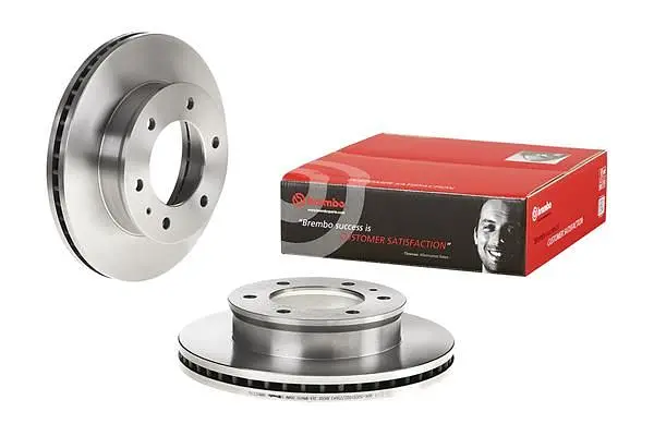 Диск гальмівний передній вентильований Ford Ranger I-II, Mazda Bt 50, 97-25р Brembo (09.B622.10) - фото 2