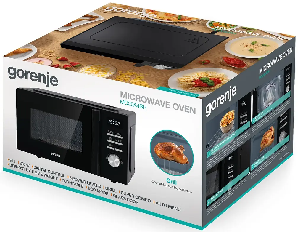 Мікрохвильова піч Gorenje MO20A4BH - фото 10