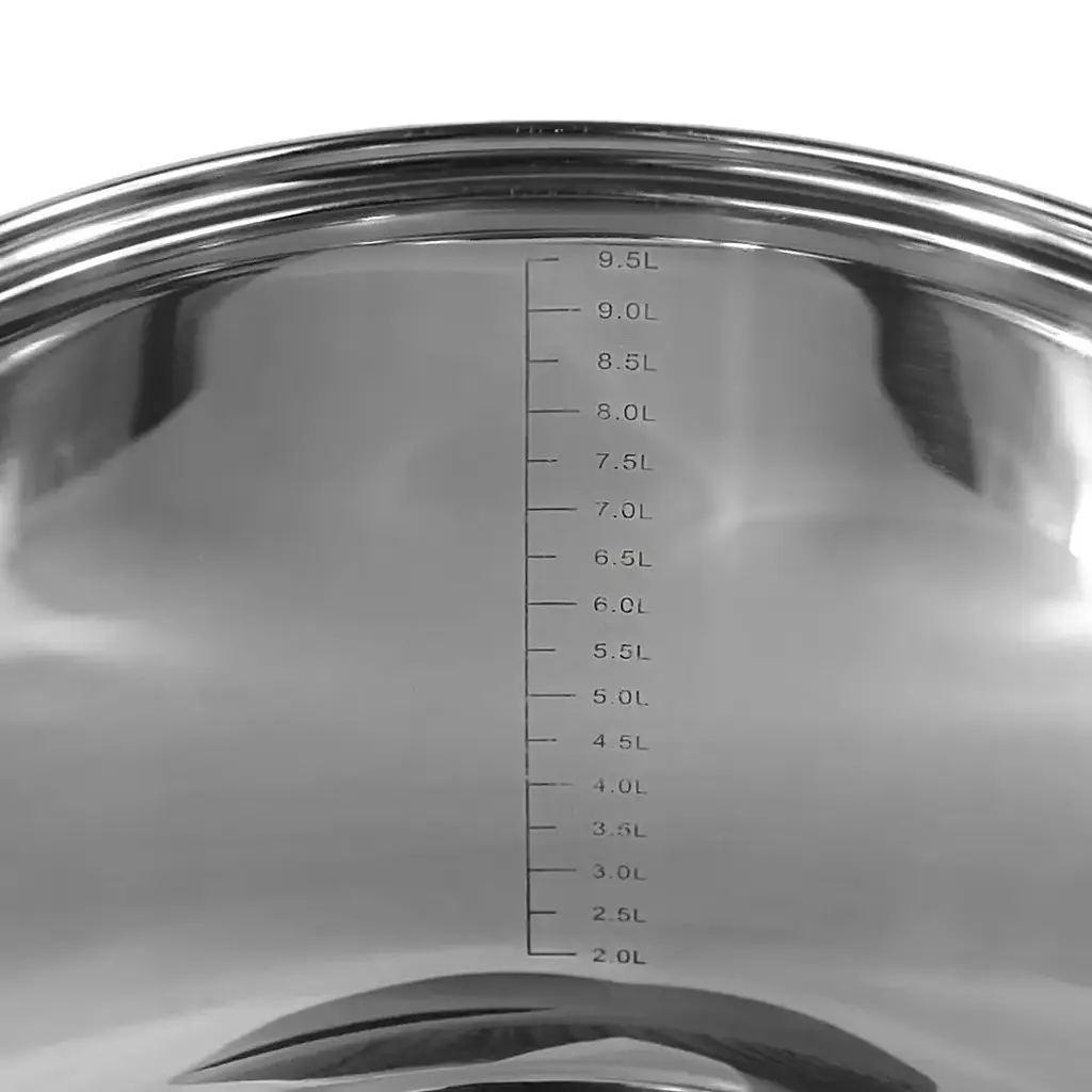 Каструля з кришкою Kamille KM-5404 10.5 л 26 см срібляста - фото 3