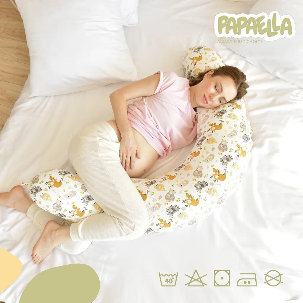 Подушка для вагітних та годування Papaella Обіймашки, 200х35 см (8-31484) - фото 12