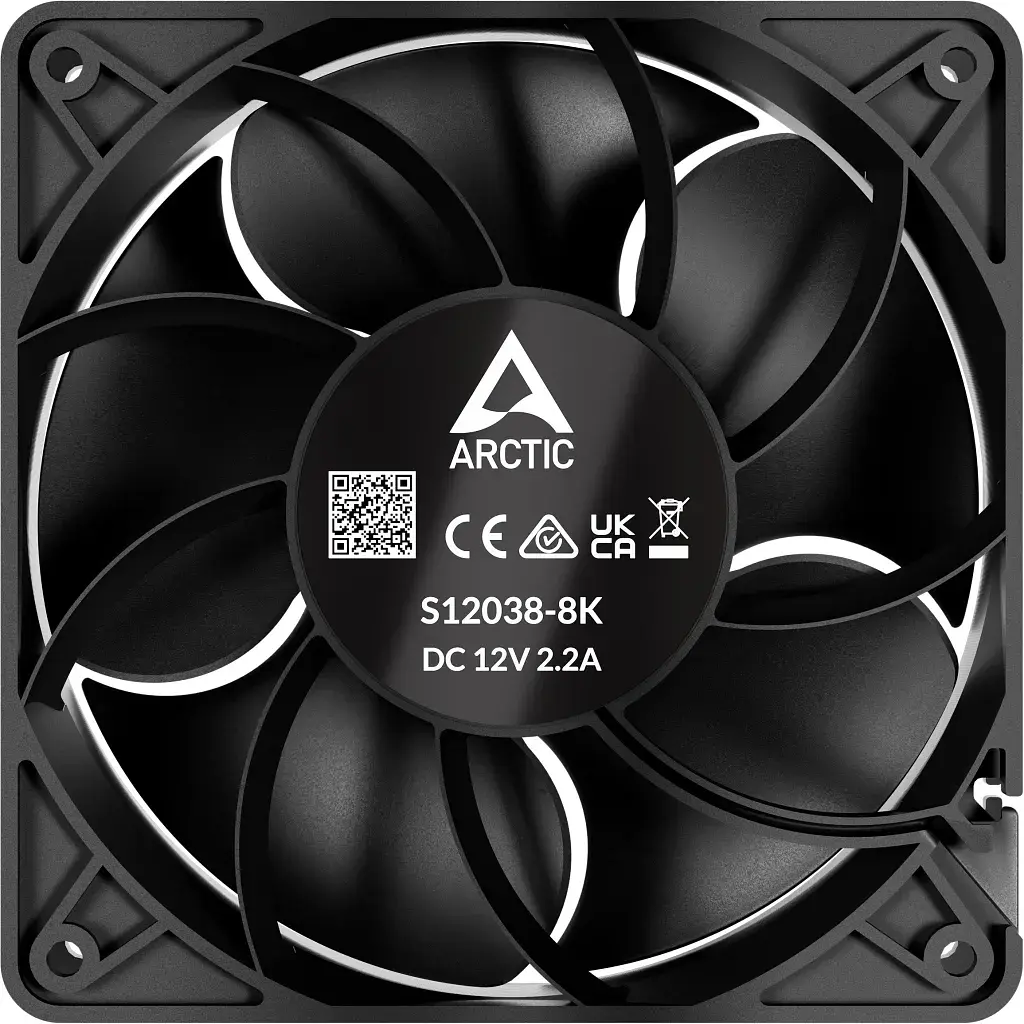 Кулер до корпусу Arctic S12038-8K 3-Pack (ACFAN00302A) - фото 3